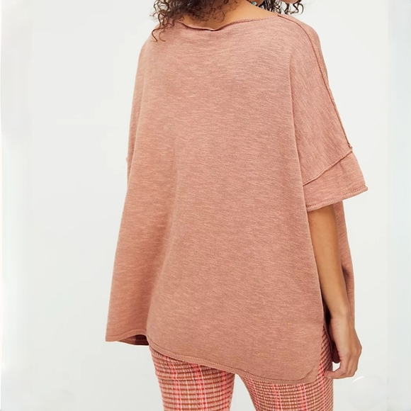Tops | Free People Winnie Sweater Tee 